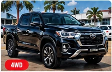 Black Toyota Hilux